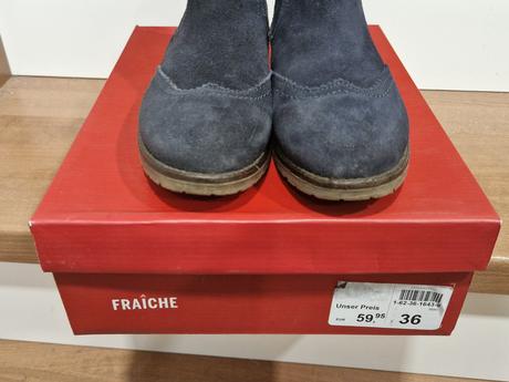 Kožené kotníkové topánky fraiche, 36