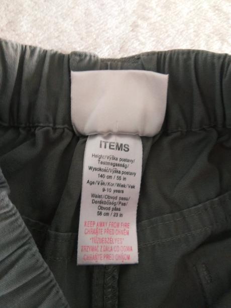 Ľahké bavlnené nohavice, items,140