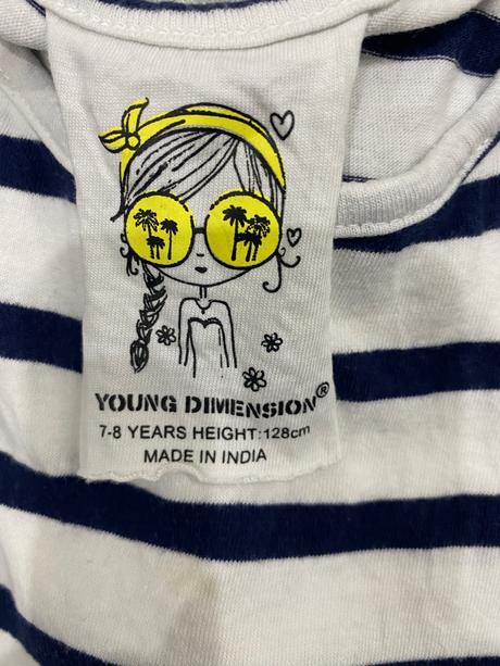 Dievčenské šaty velk.128, young dimension,128