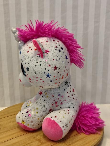 Plyšový trblietavý jednorožec, star sparkle, 31 cm,
