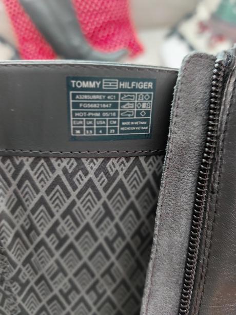 Tommy hilfiger čižmy kožené, tommy hilfiger,36