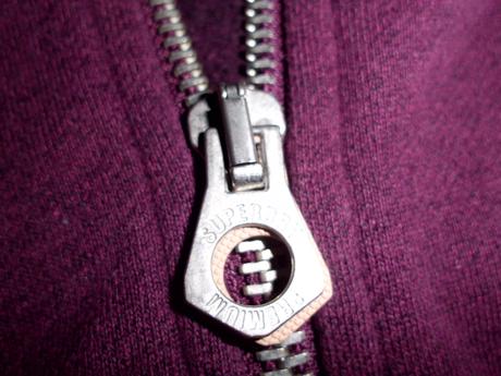 Bordovo čierny melír hrubšia, superdry,l