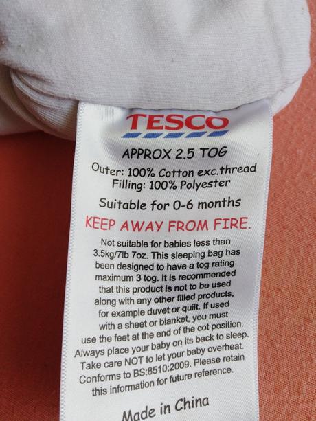 Spací vak, tesco