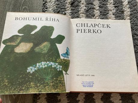 Chlapček pierko prvé vydanie 1980,