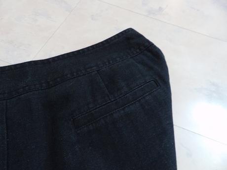 Ľanová nohavicová sukňa/bermudy, marks & spencer,42