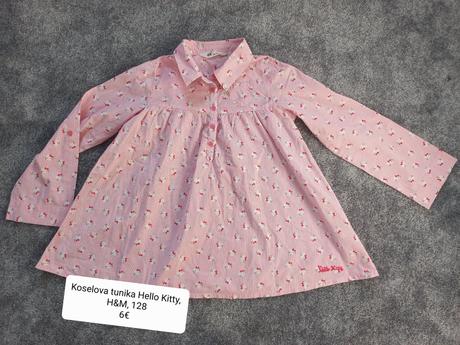 Koselova tunika hello kitty, h&m, 128, h&m,128