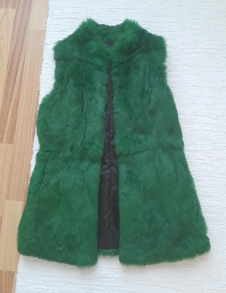 Kožušinová vesta, s