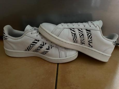 Dámske biele tenisky, adidas,38