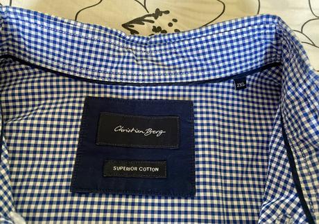 Bavlnená káro košeľa christian berg v. 2xl-xxl, xxl