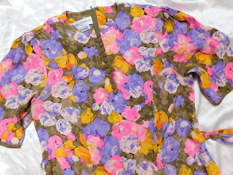 Luxusne vintage hodvabne šaty, 38