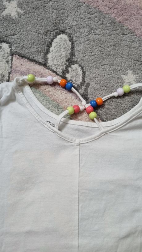 B3545 tričko koráliky, reserved,128