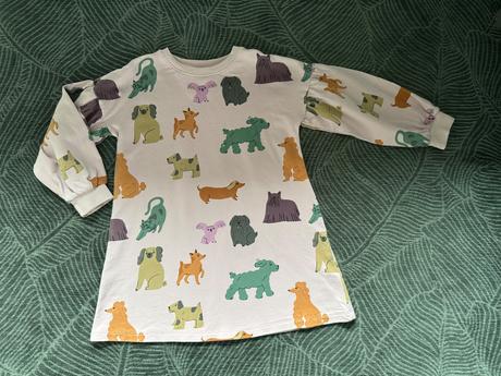 Šaty z úpletu so psíkmi, zn lindex, v. 116, lindex,116