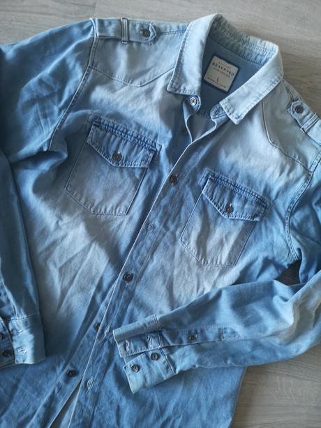 Pánska riflove košeľa, reserved,l