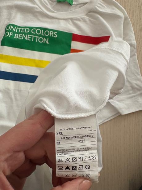 Tričko united colors 164, nenosené, benetton,164