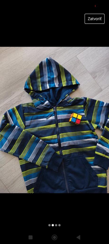 Chlapčenská mikina na zips, lewro,140