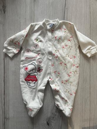 Vzorovany dlhorukavovy overal, 68