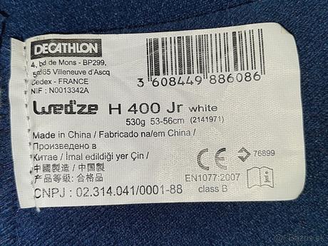 Detská lyžiarska, snowboardová prilba, s