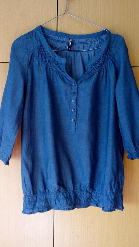 Dámska riflová blúzka, s