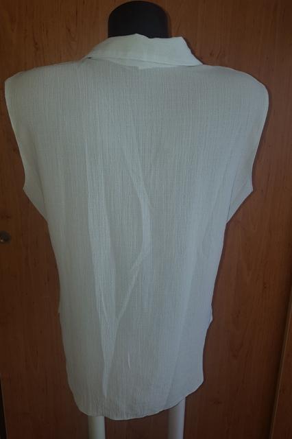 Bledomodrý blúzkový top, m