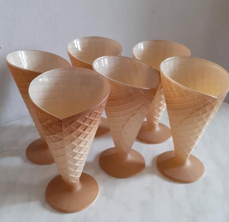 Poháre kornútky 6ks, 