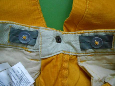 Menčestrové nohavice, h&m,98