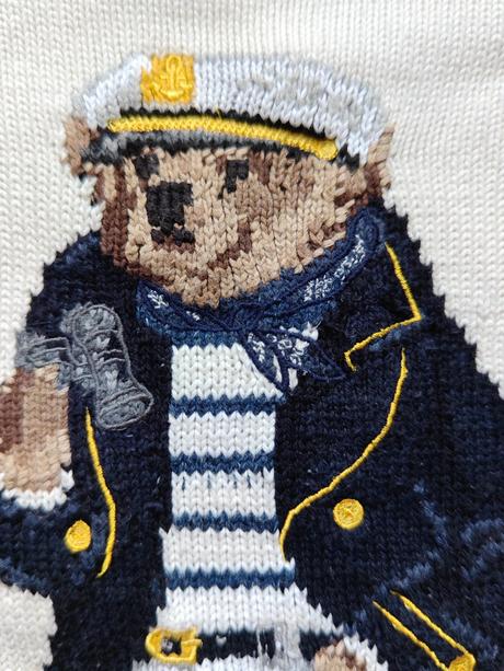Ralph lauren bear originál damsky sveter, ralph lauren,s