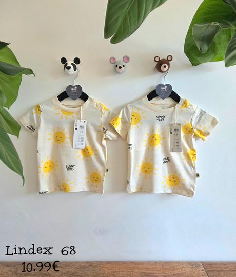 Lindex 68 tričká slniečka, lindex,68