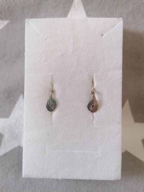 Náušnice z bieleho zlata,