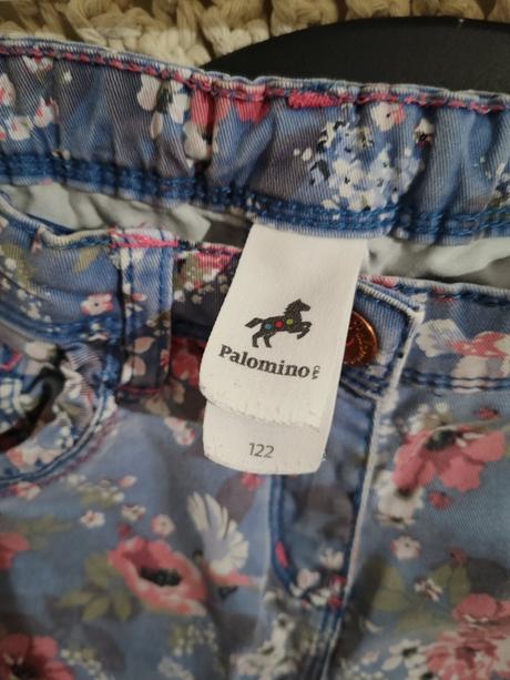Kvietkované džínsy, palomino,116