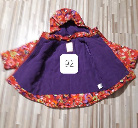 Teplucka vetrovka dievcenska 92, 92