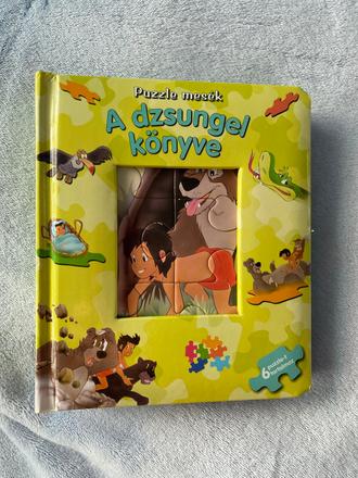 Puzzle kniha kniha džsungľa,