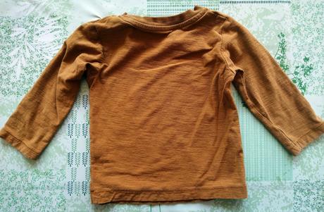 Okrovo hnedé tričko genius, matalan, 74-80 cm, matalan,80