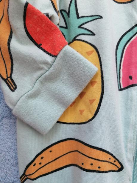 Pyžamka páv, dúha, ovocie, lindex,62