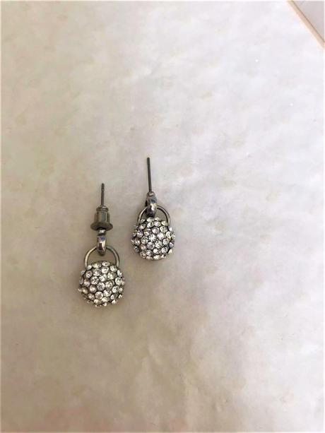 Štrasové trblietavé náušnice, 