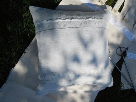 Závesy z tkaného plátna,