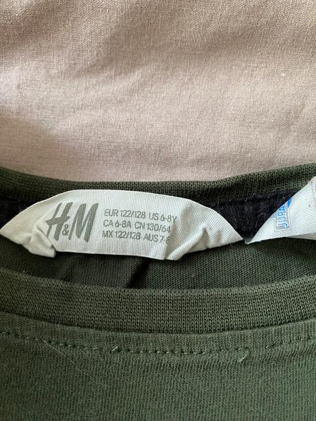 Tričká v.č. 122/128, h&m,122
