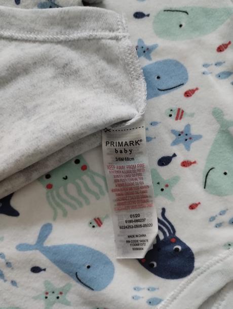 Body, krátky rukáv, primark,62