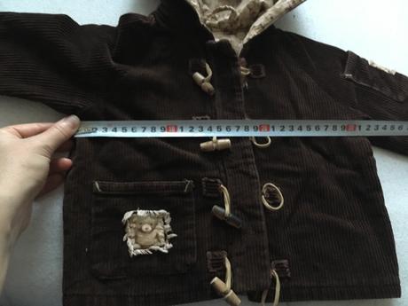 Milá menčestrová bundička s medvedíkmi, george,68