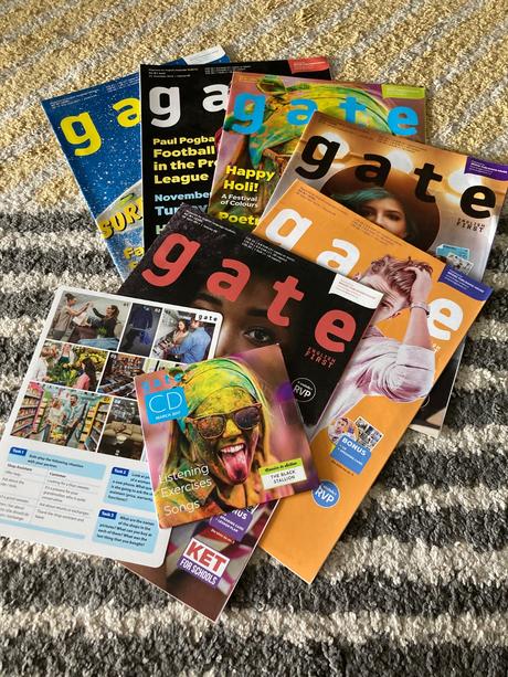 Časopis gate 6ks, karta a cd, 