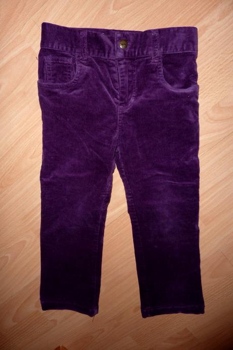 Girl2girl slim rifle, fiaľové, v. 3-4r./104-110, girl2girl,104