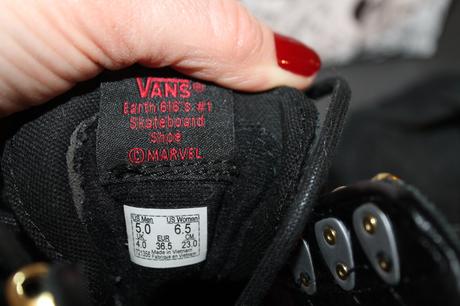 Tenisky vans x marvel sk8-hi v. 36,5, vans,36