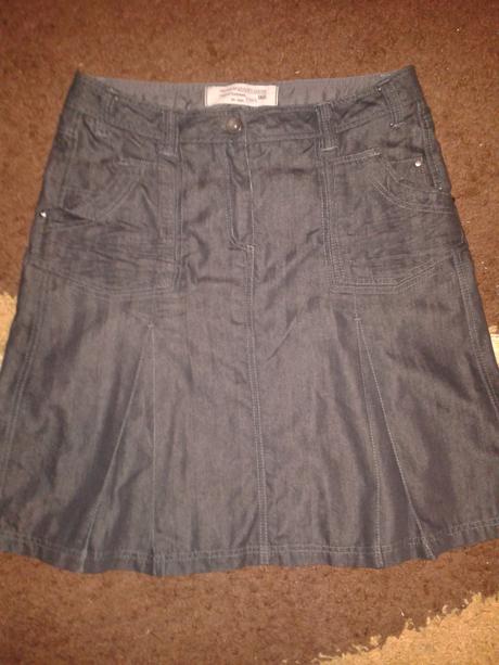 Sukňa rifloveho vzhladu 44, 32