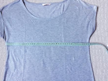 Dámsky strieborný top  s m, camaieu,s