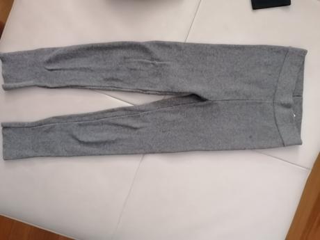 Úpletové legíny so striebornou niťou, h&m,116