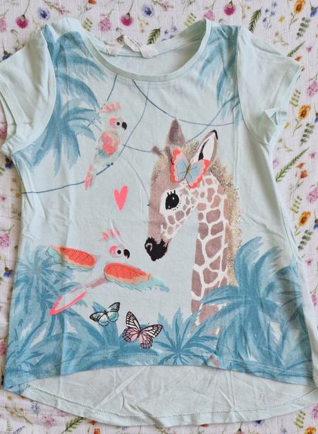 Zvieratkové tričko, h&m,98