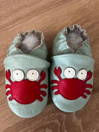 Kožené barefoot capačky, 18
