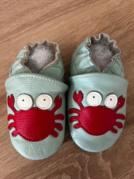 Kožené barefoot capačky, 18