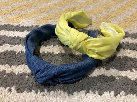 Riflová a žltá čelenka 134/152, takko