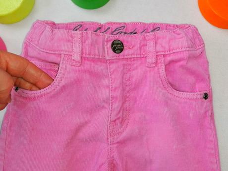 Ružové nohavice, h&m,74