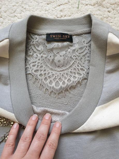 Mikinove saty luxusnej znacky - pc 230eur, twinset,s